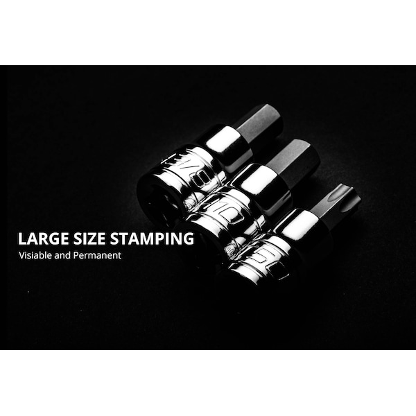 Capri Tools XZN Triple Square Bit Socket Set, 10 pcs CP30030 | Zoro